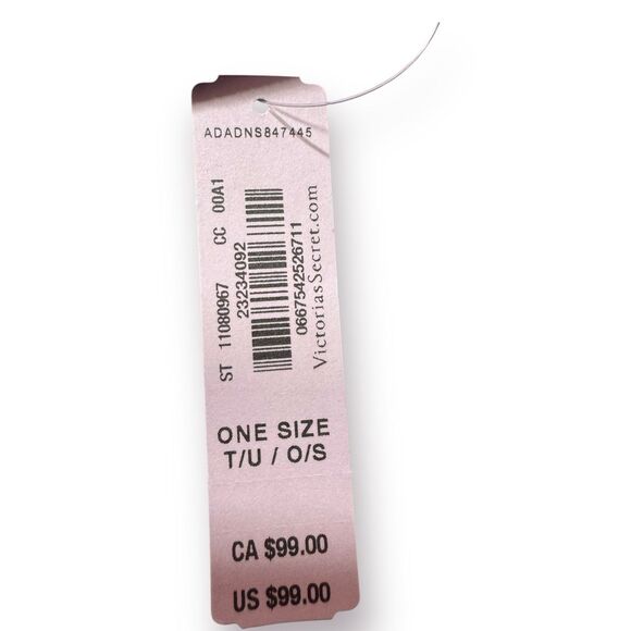 Victoria’s Secret Pink Stripe Weekend Bag Getaway Travel Large Tote Set BNWT - Picture 8 of 8